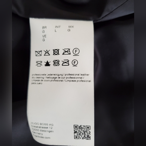 HUGO BOSS Leather Moto Jacket - Picture 6 of 6